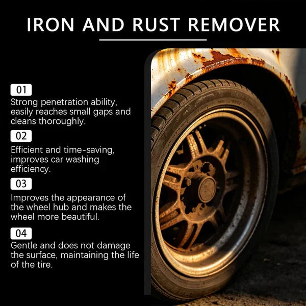 🔥 LIMITED TIME 63% OFF | Professional Car Iron & Rust Remover