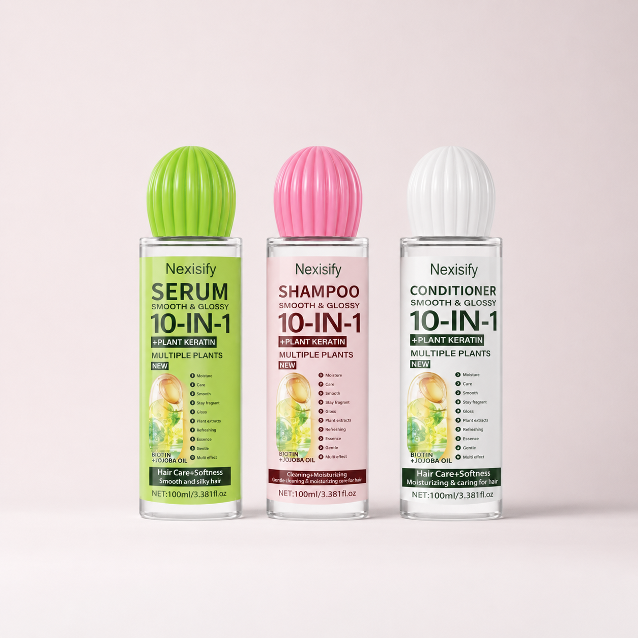 🔥LAST DAY 50% OFF!!Nexisify 10-in-1 Botanical Keratin Shampoo & Conditioner Set