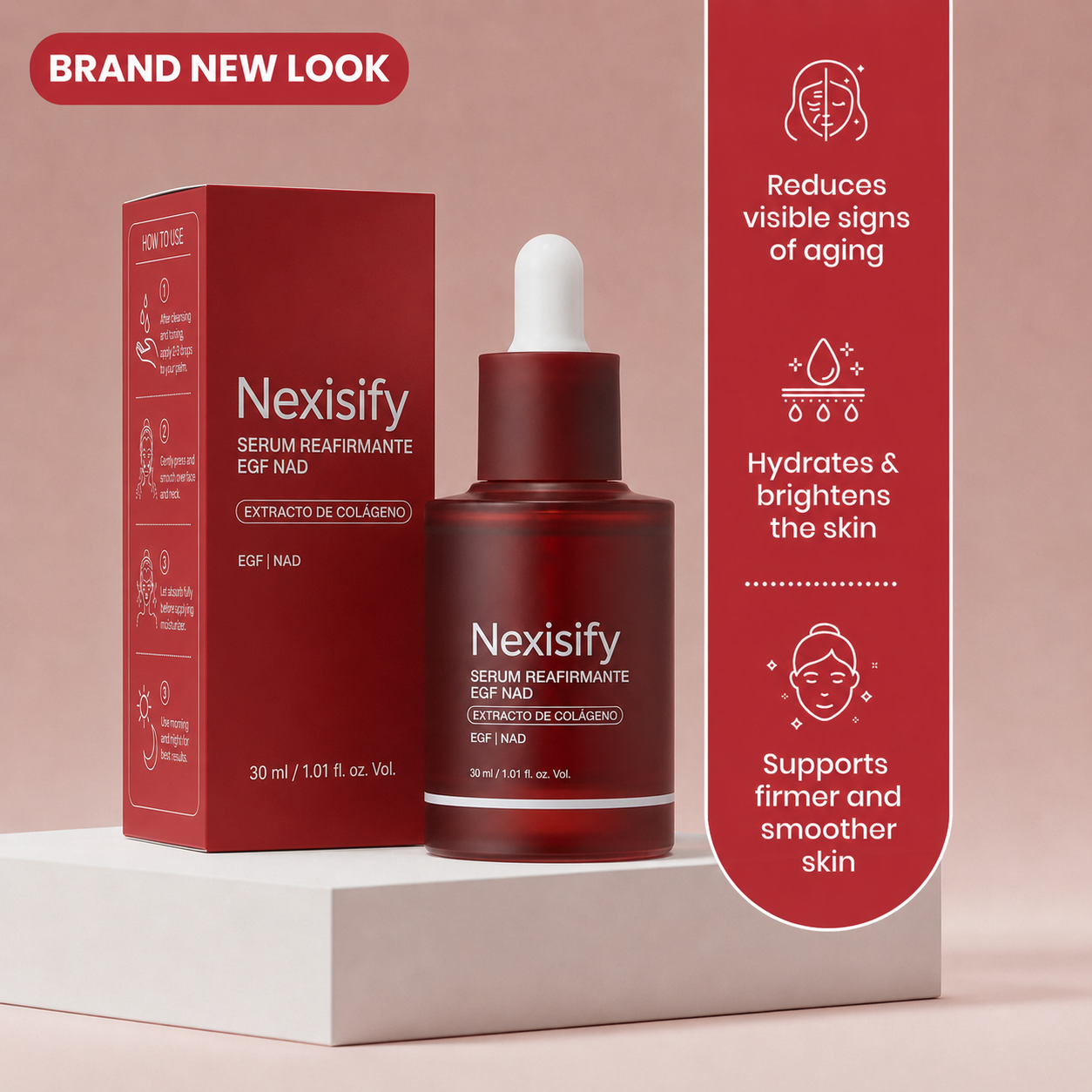 🔥LAST DAY 50% OFF and Buy 1 Get 1 Free!!✨Nexisify NAD Firming Serum