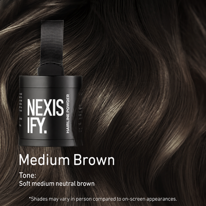 🔥Last Day 50% OFF!!Nexisify Hairline contouring powder-Instant, Natural Coverage for thinning hair and roots
