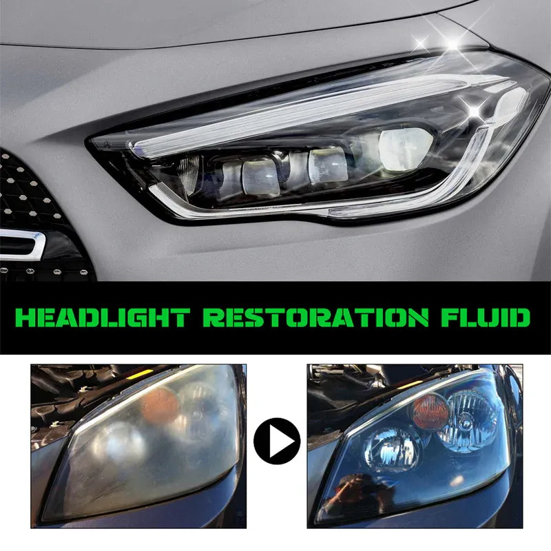 🔥LAST DAY 50% OFF!!🚗【Headlight Crystal Restorer】— One swipe, and yellowed lenses become crystal clear. Old becomes new, and your headlights shine like brand new! ✨🔦