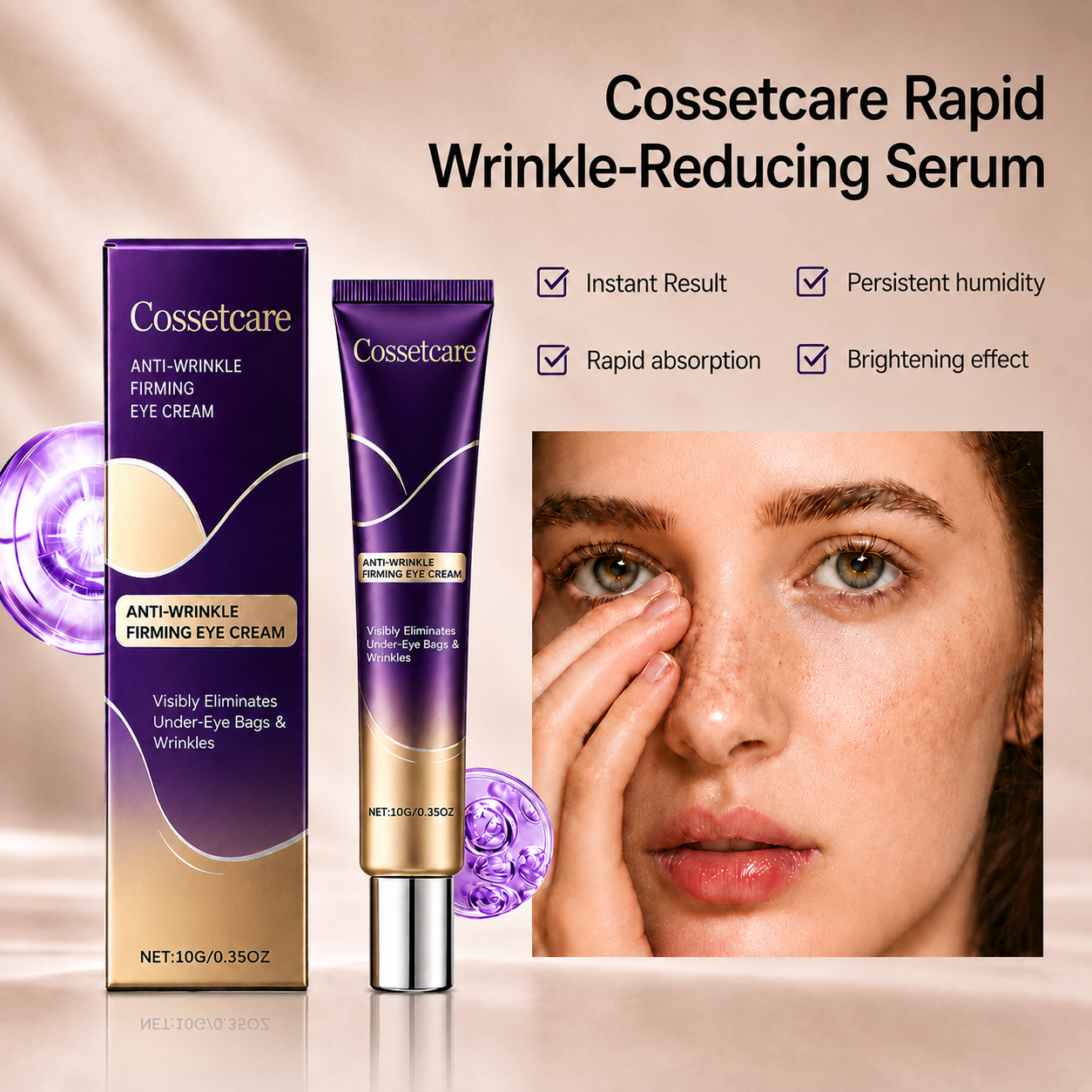 🔥LAST DAY 50% OF Cossetcare™ Instant Face Temporary Tightener – Instant visible results in 30 seconds