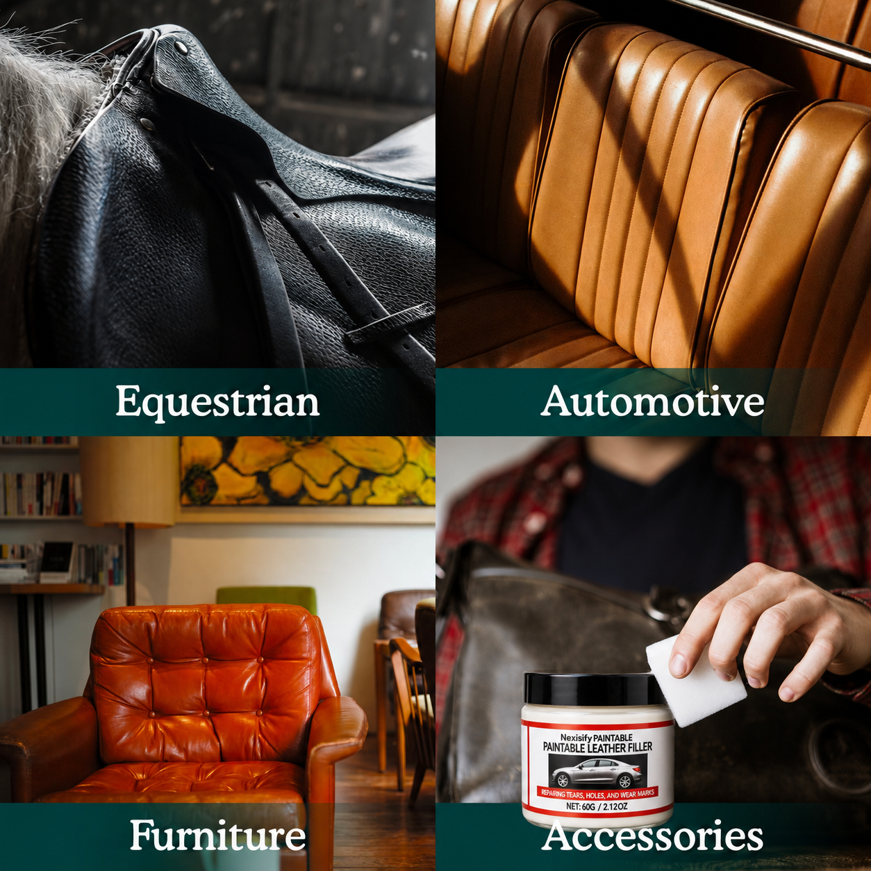 🔥LAST DAY 50% OFF!!Nexisify Leather Repair and Refinishing Paste