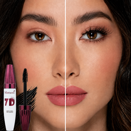 Smudge-Resistant Curling &Lengthening Mascara - Lash-Defining Formula for Lifted,Fuller-Looking Lashes