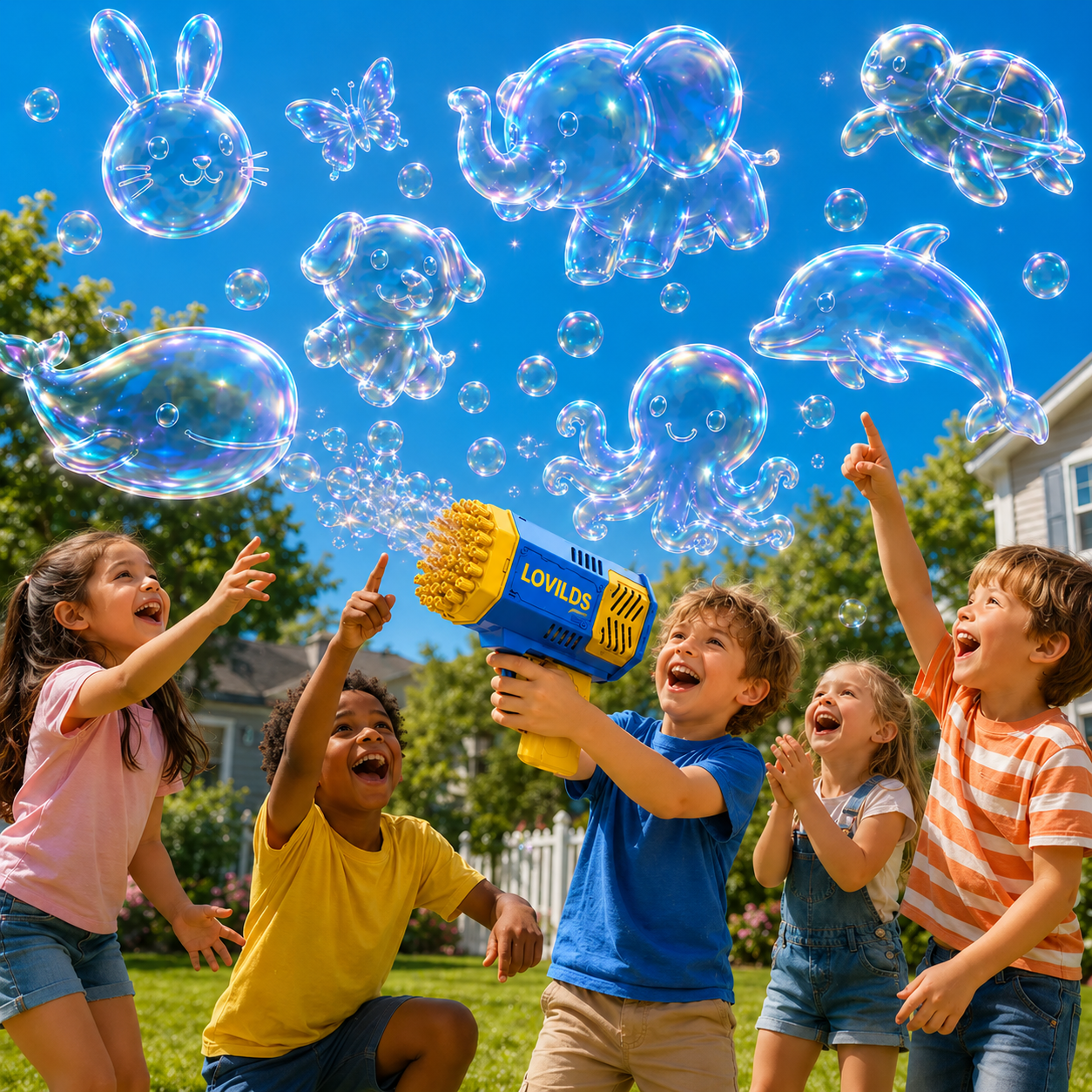 LOVILDS 3D Bubble Concentrate Animal &Ocean Fantasy Theme