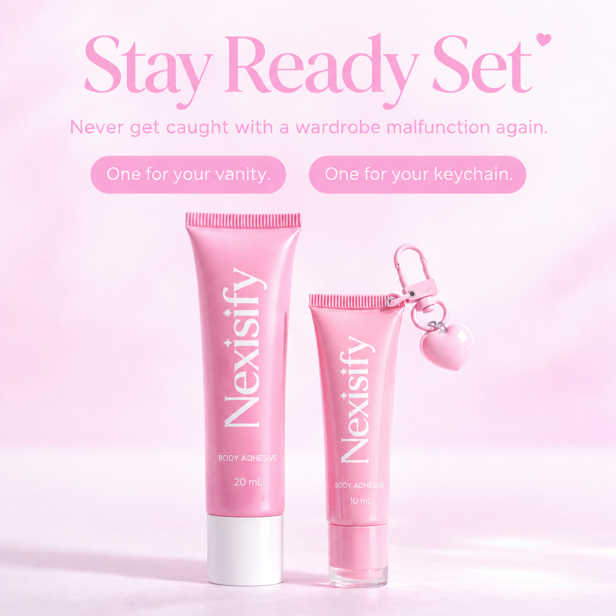 🥳2026 HOT SALE🥳💞50K+ SOLD!🛋️✨ 50% OFF!Nexisify® Body Adhesive,Strong adhesion, gentle touch—the perfect match for wedding dresses, swimwear, and temporary tattoos.