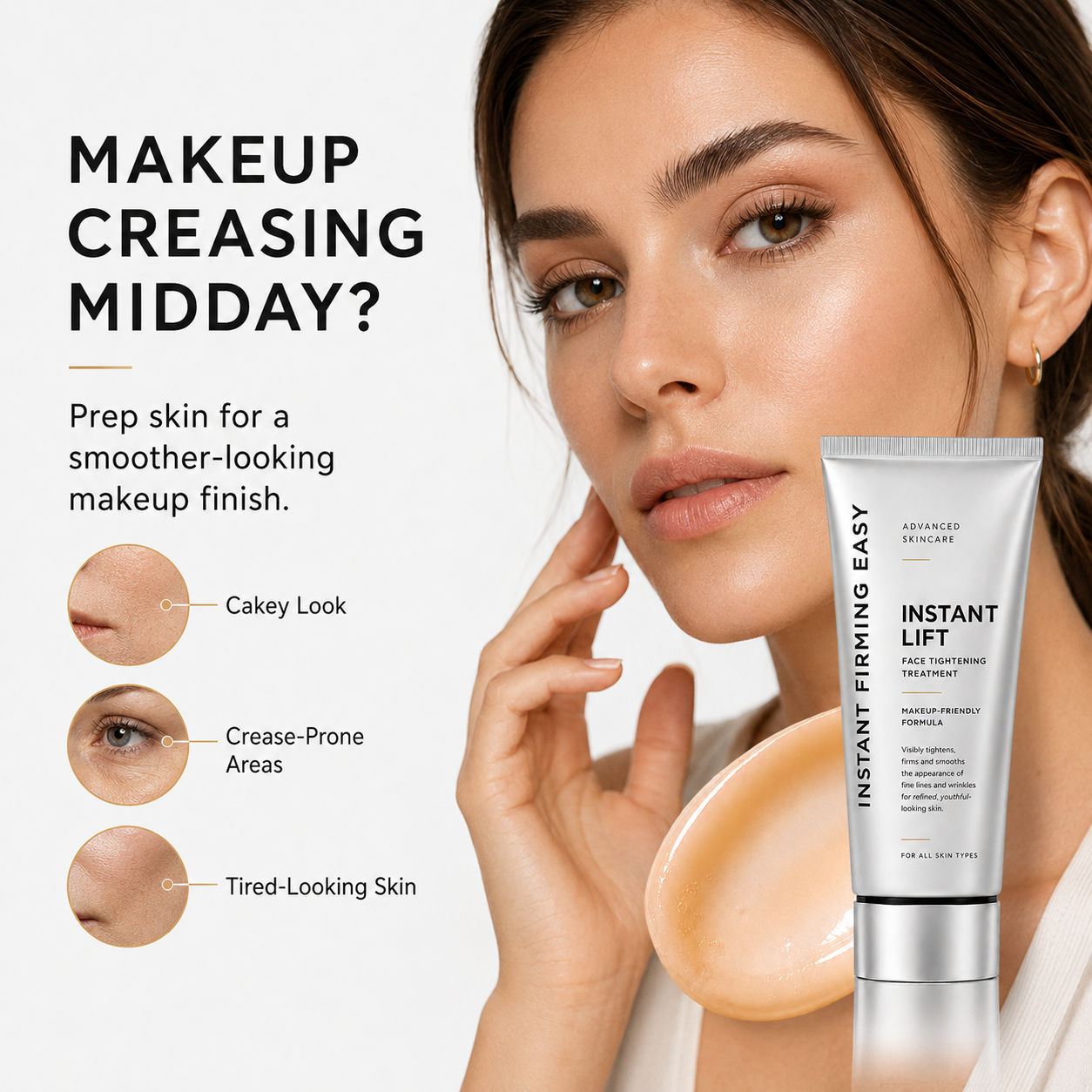 Instant Firming Temporary Face Tightener Easy-Wear Formula