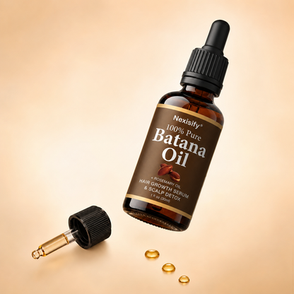 🔥LAST DAY 50% OFF!!Advanced Batana Oil Hair Regrowth Therapy | Reverse Thinning Hair & Receding Hairline🌱
