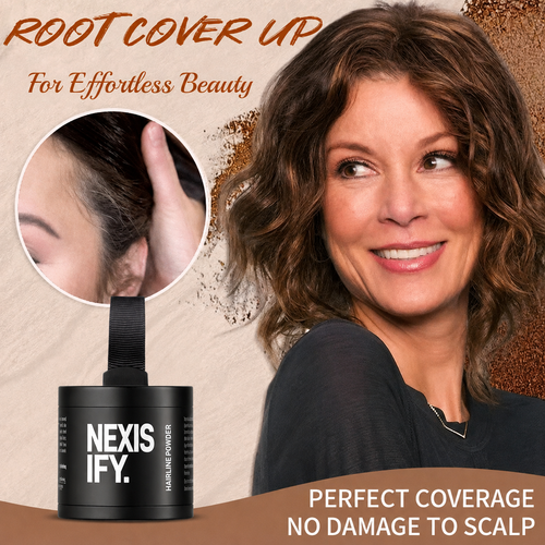 🔥Last Day 50% OFF!!Nexisify Hairline contouring powder-Instant, Natural Coverage for thinning hair and roots