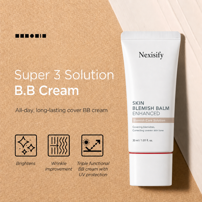 🔥LAST DAY 50% OFF!!Nexisify Complexion-Perfecting & Concealing BB Cream