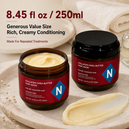 🔥Last Day 50% OFF!!Nexisify Collagen Shea Butter Repair Hair Mask