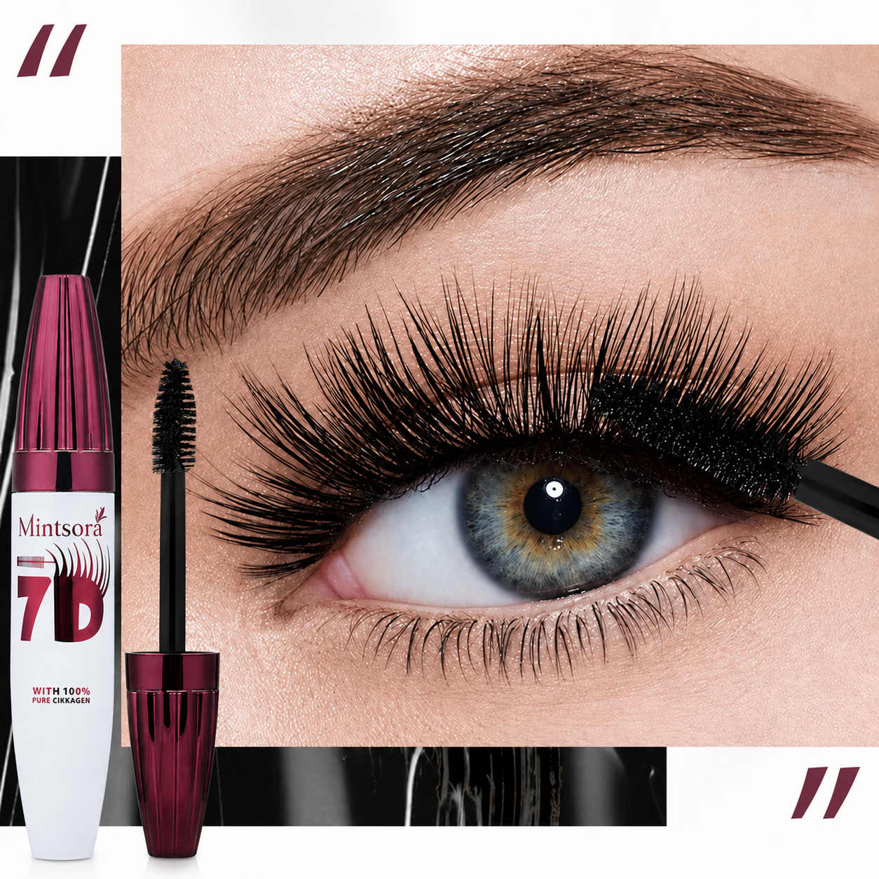 Smudge-Resistant Curling &Lengthening Mascara - Lash-Defining Formula for Lifted,Fuller-Looking Lashes