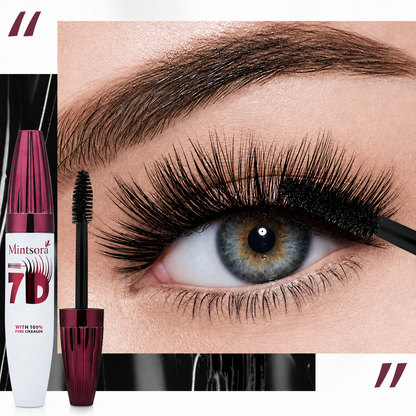 Smudge-Resistant Curling &Lengthening Mascara - Lash-Defining Formula for Lifted,Fuller-Looking Lashes