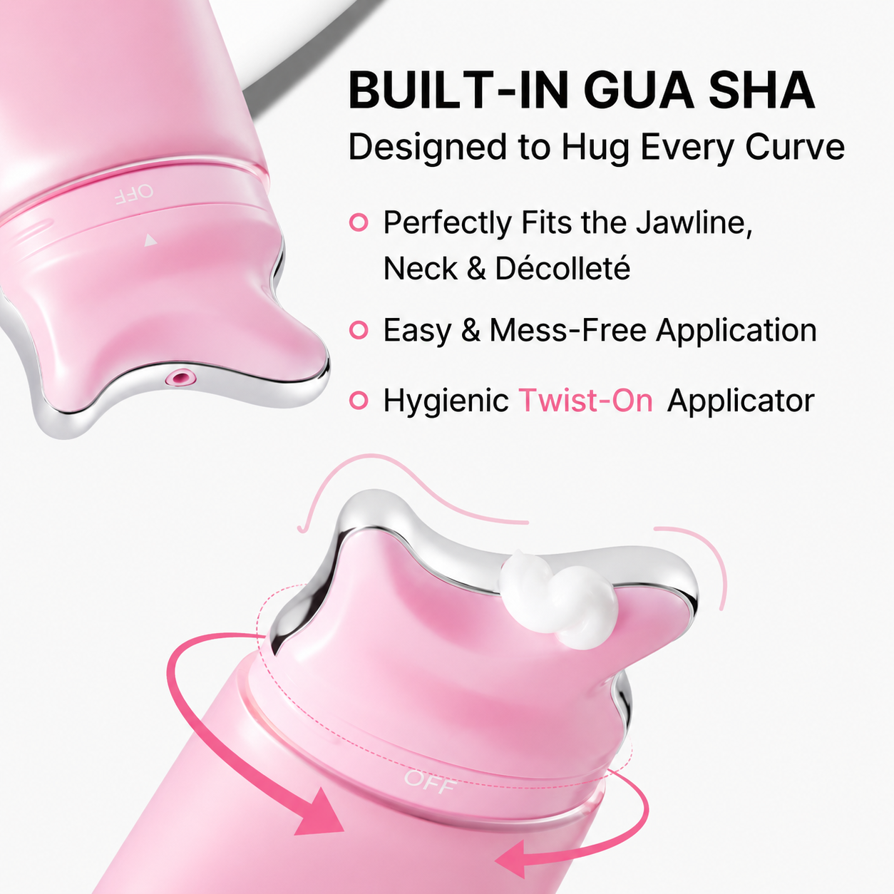 🔥LAST DAY 50% OFF!!✨🦢Neck Wrinkle Eraser! Built-In Gua Sha Cream w/5% Anemarrhena Root Complex + PDRN Korean Skincare
