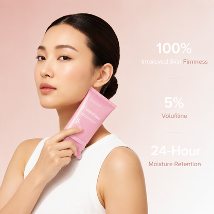 🦢Neck Wrinkle Eraser! Built-In Gua Sha Cream w/5% Anemarrhena Root Complex + PDRN Korean Skincare