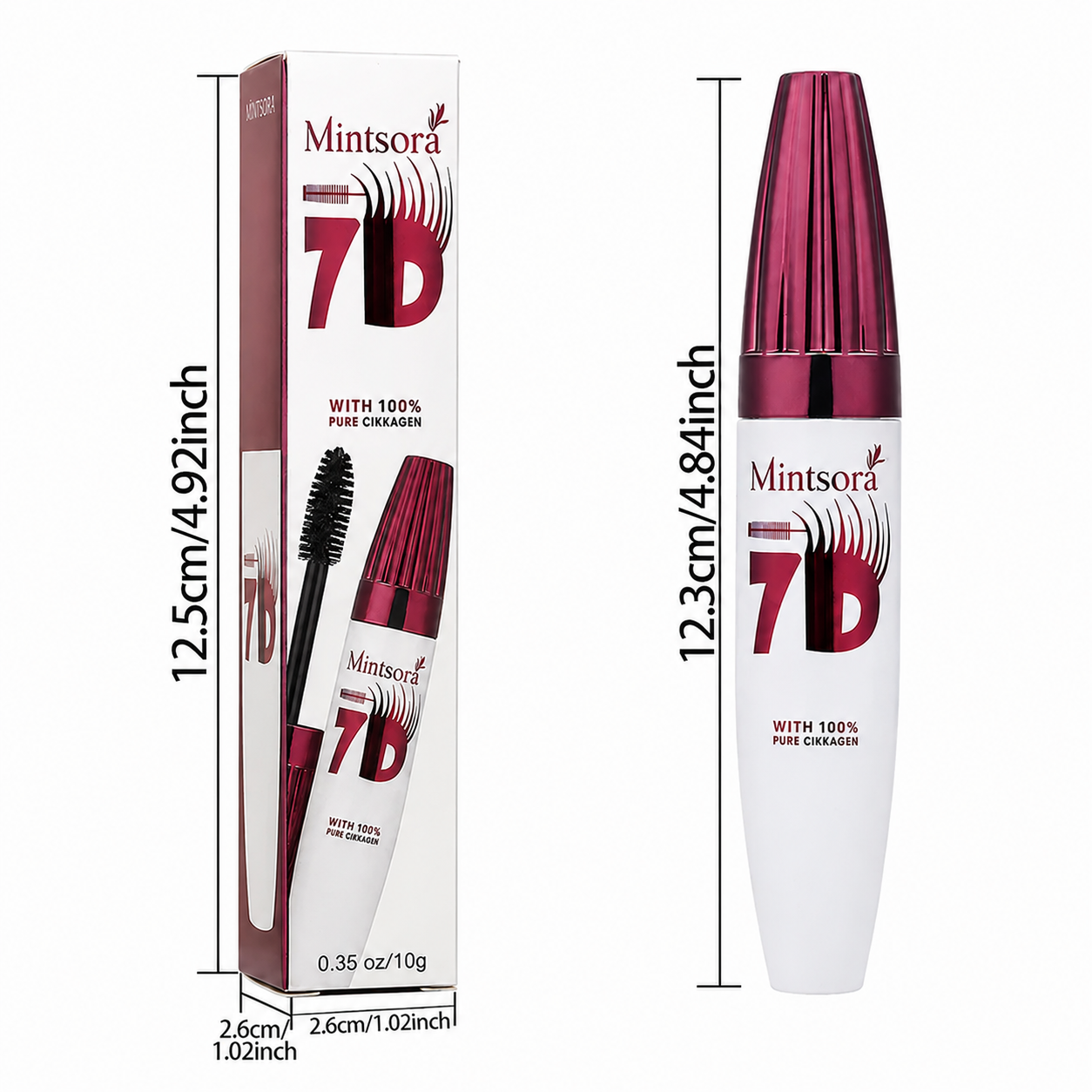 Smudge-Resistant Curling &Lengthening Mascara - Lash-Defining Formula for Lifted,Fuller-Looking Lashes