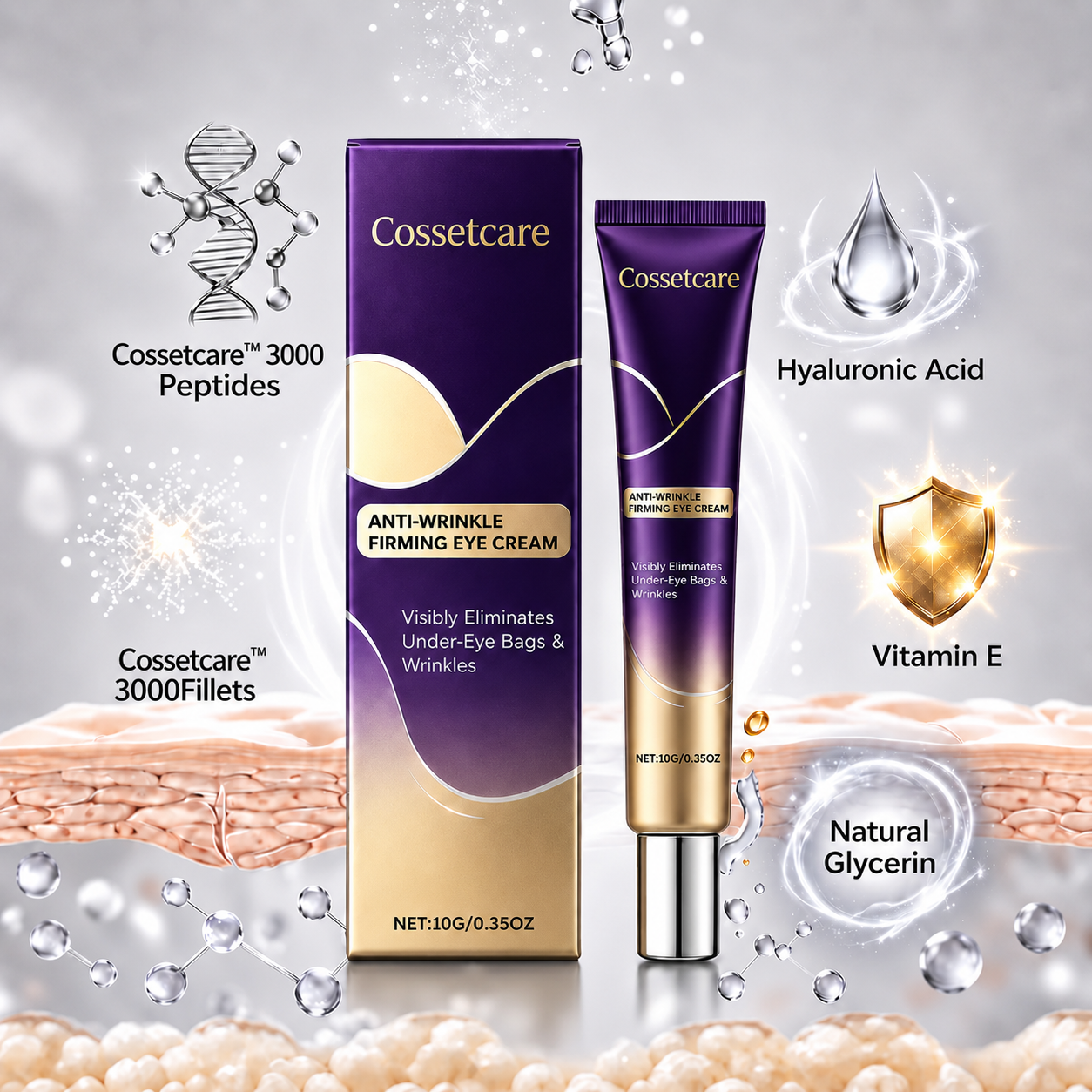 🔥LAST DAY 50% OF Cossetcare™ Instant Face Temporary Tightener – Instant visible results in 30 seconds