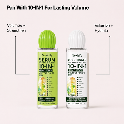 🔥LAST DAY 50% OFF!!Nexisify 10-in-1 Botanical Keratin Shampoo & Conditioner Set