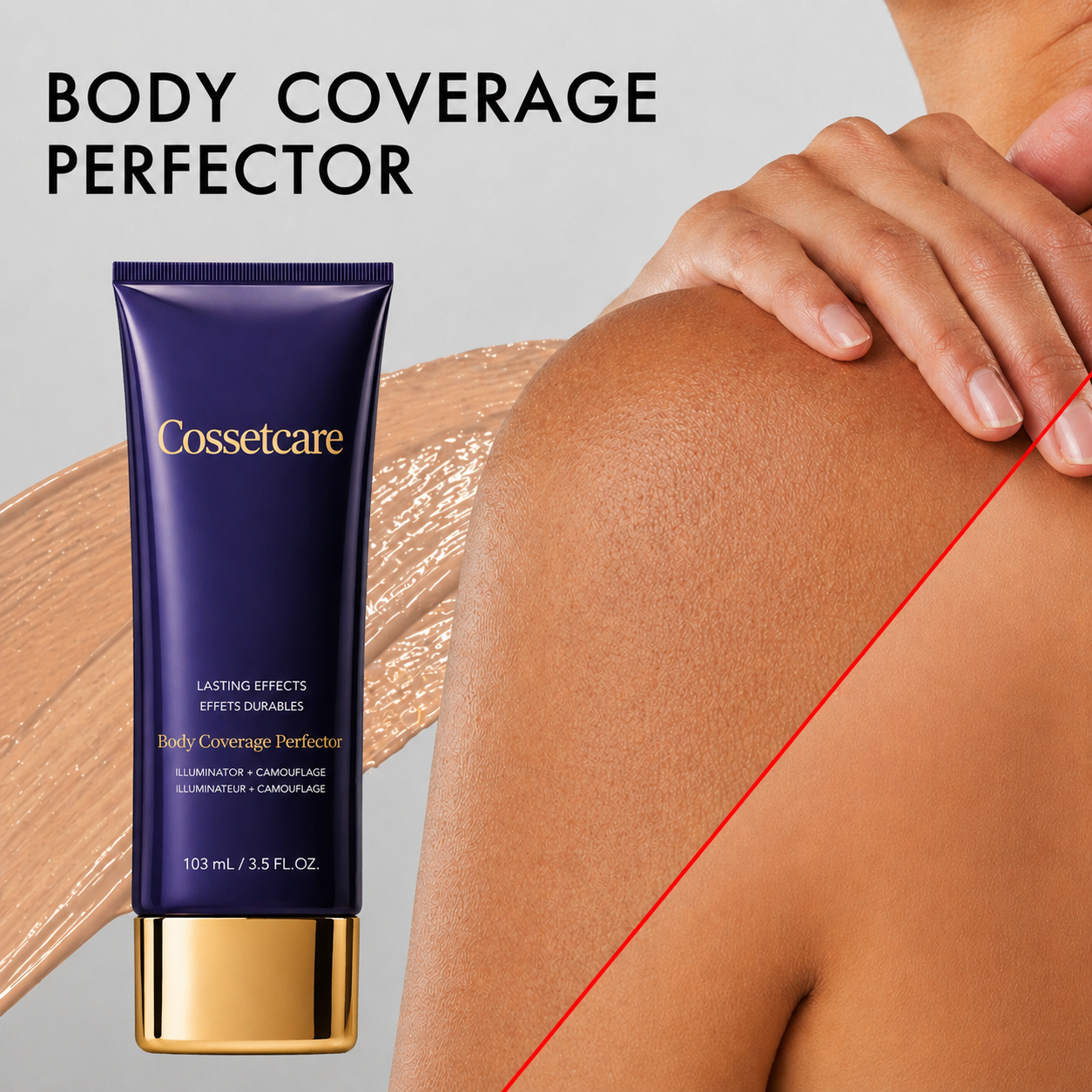 💜Last Day-Buy 1 Get 1 Free!💜✨Body Coverage Perfector – Waterproof, Lightweight & Flawless Body Makeup
