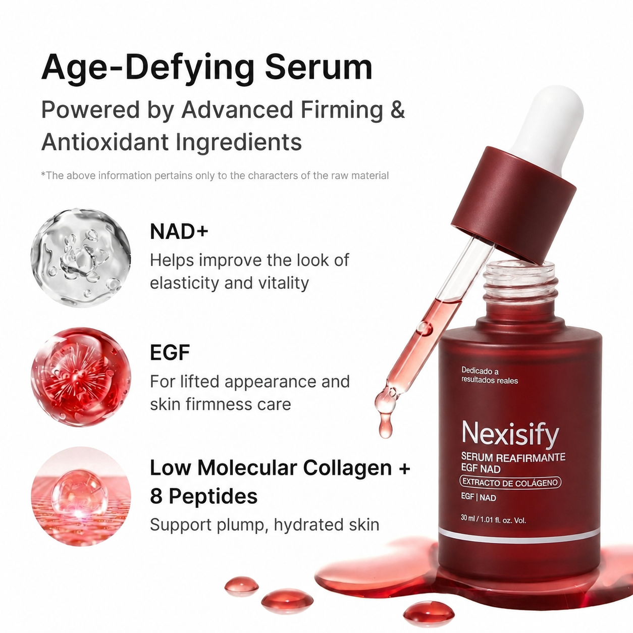 🔥LAST DAY 50% OFF and Buy 1 Get 1 Free!!✨Nexisify NAD Firming Serum