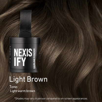 🔥Last Day 50% OFF!!Nexisify Hairline contouring powder-Instant, Natural Coverage for thinning hair and roots