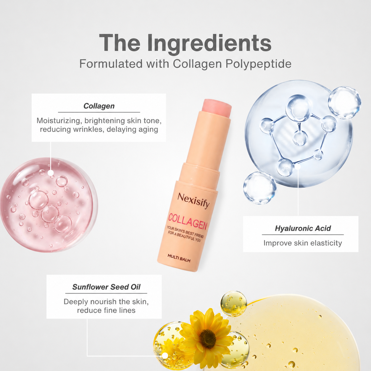 🔥LAST DAY 50% OFF!!Nexisify Wrinkle Collagen Moisture Balm