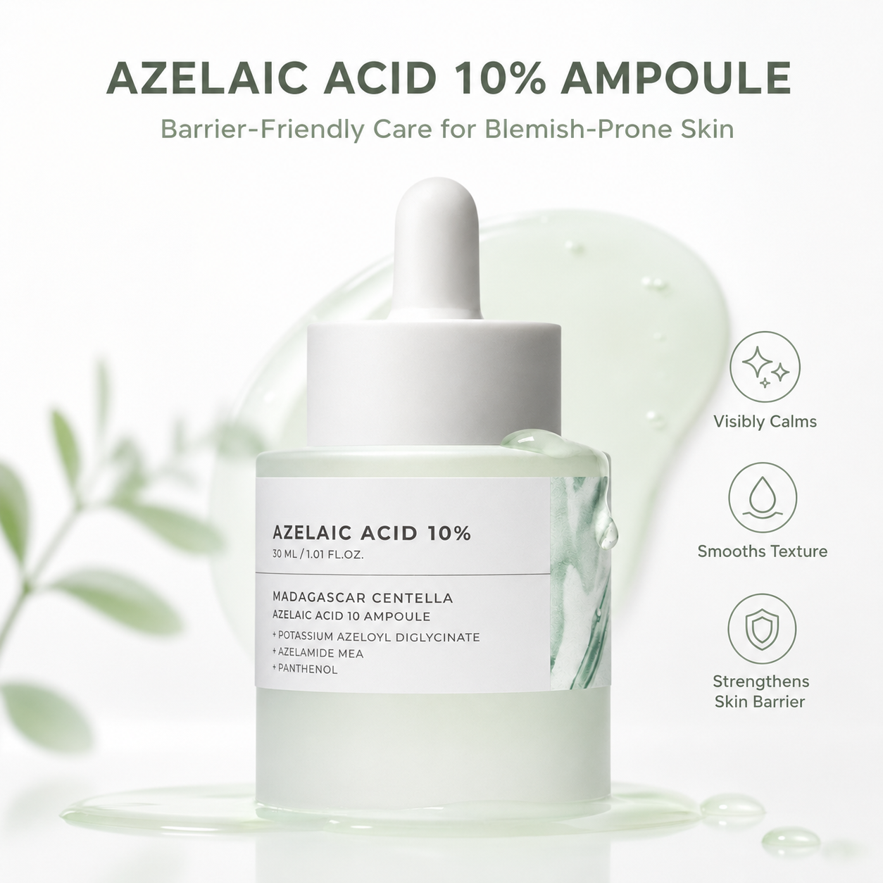 🔥LAST DAY 50% OFF!!Nexisify Azelaic Acid 10% Ampoule--The Redness-Soothing, Breakout-Fading Serum Your Skin Has Been Asking For