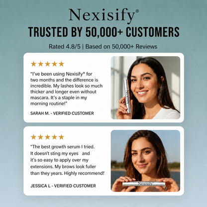 🔥LAST DAY 50% OFF and BUY 1 GET 1 FREE!!Nexisify Eyelash Growth Serum