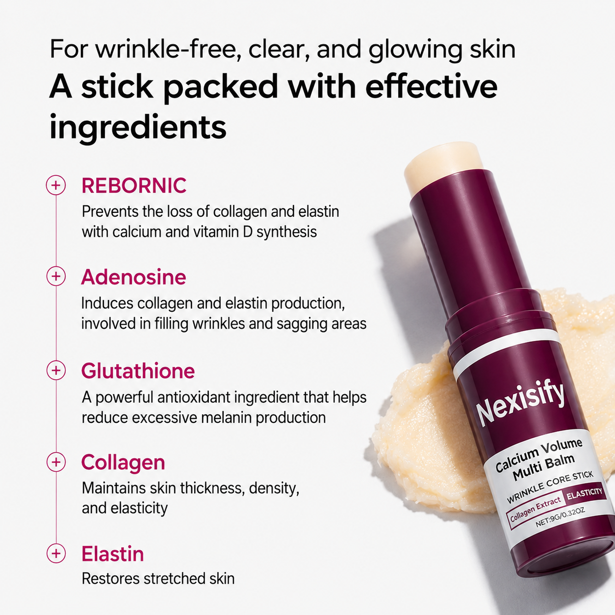 🔥LAST DAY 50% OFF!!✨ Buy More, Save More｜Smooth, Firm & Glow with Nexisify Multi Balm 💜