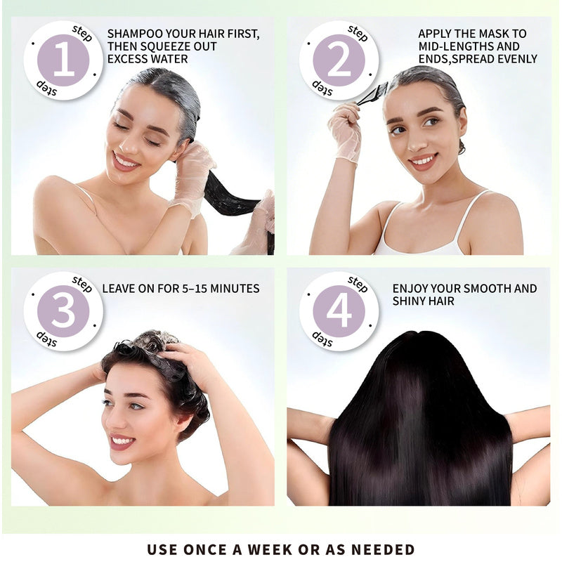🔥LAST DAY 50% OFF!!Nexisify Luxe Recovery Hair Mask– Infused with Rare Oils & Keratin, Restore Damaged Hair to Life