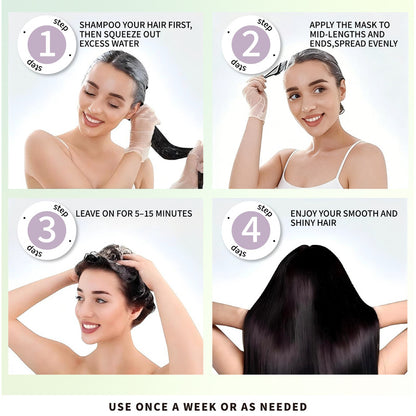 🔥LAST DAY 50% OFF!!Nexisify Luxe Recovery Hair Mask– Infused with Rare Oils & Keratin, Restore Damaged Hair to Life