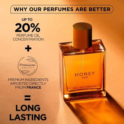 🔥LAST DAY 50% OFF!!✨Organic Luxury Honey Oud Unisex Eau De Perfume (100ml)