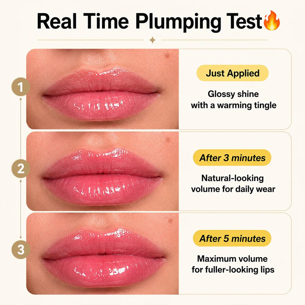 🔥LAST DAY 50% OFF💋Cossetcare Spicy Lip Plumper - Fuller-Looking Lip Plumper Gloss