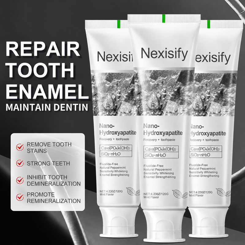 🔥LAST DAY 50% OFF!!Nexisify Nano-Hydroxyapatite Recovery + toothpaste