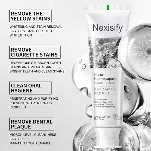 🔥LAST DAY 50% OFF!!Nexisify Nano-Hydroxyapatite Recovery + toothpaste